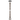 1 Column 6.5ft Tall Wooden Wine Rack With Molding Storing 19 Bottles