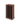 Wooden wine rack with multiple bottles on a white background