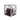 Evolution Low Profile Wine Box- Box Only in Cool Gray with Wine Bottles