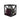 Evolution Low Profile Wine Box- Deluxe in Matte Black with Wine Bottles