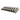 Evolution Low Profile Presentation Row in Golden Bronze storing 9 bottles