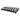 Evolution Low Profile Presentation Row in Matte Black storing 9 bottles