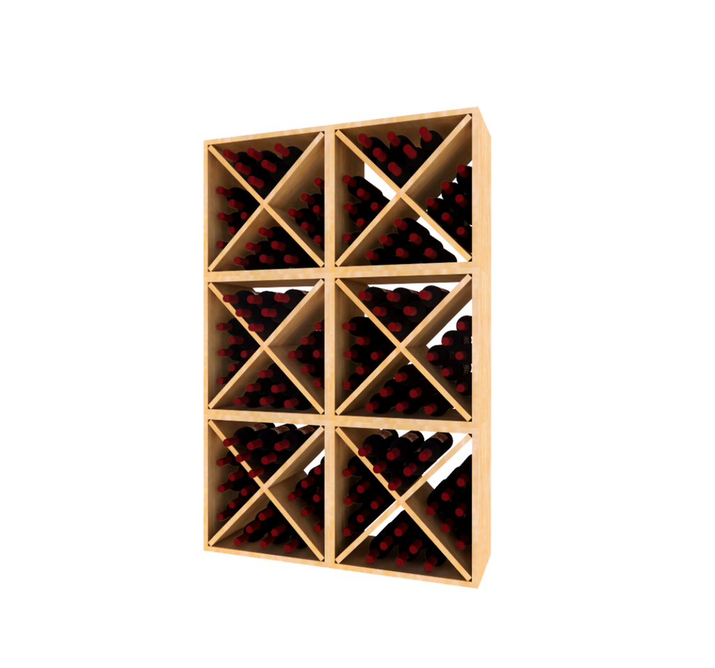 6 Wood Wine Storage Cubes - 144 Bottles | WineRacks.com – Wine Racks