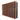 Side view of a 12 column pine wooden wine rack storing 120 bottles