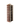 Side view of a 2 column pine wooden wine rack storing 20 bottles