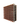 Side view of a 9 column pine wooden wine rack storing 90 bottles