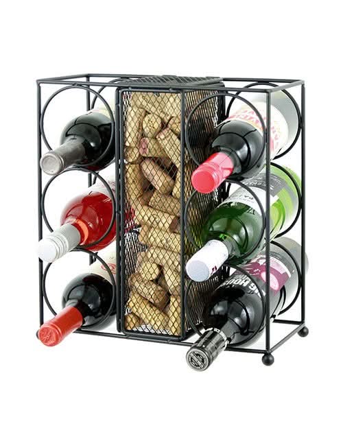 Collectors Series Countertop Wine Rack Holds 6 Bottles WineRacks