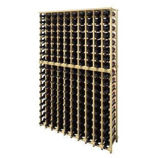 10 Column Pine Wine Rack Kit