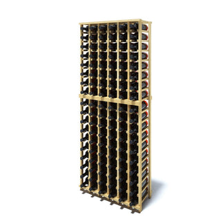 6 Column Pine Wine Rack Kit