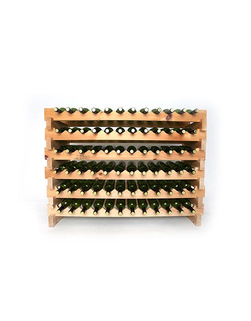 72 Bottle Wooden Stackable Wine Rack Wine Racks