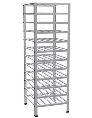12 Shelf Aluminum Commercial Rack