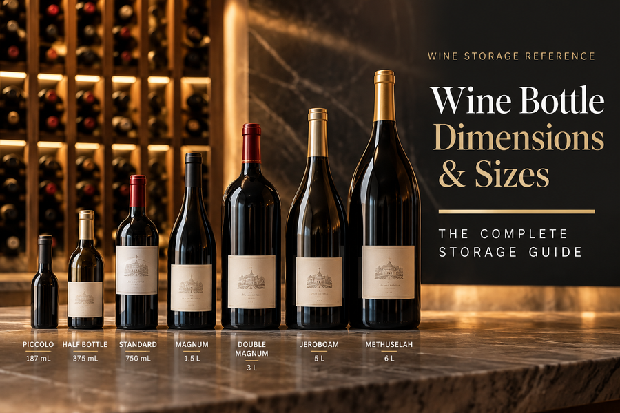 Wine Bottle Dimensions and Sizes