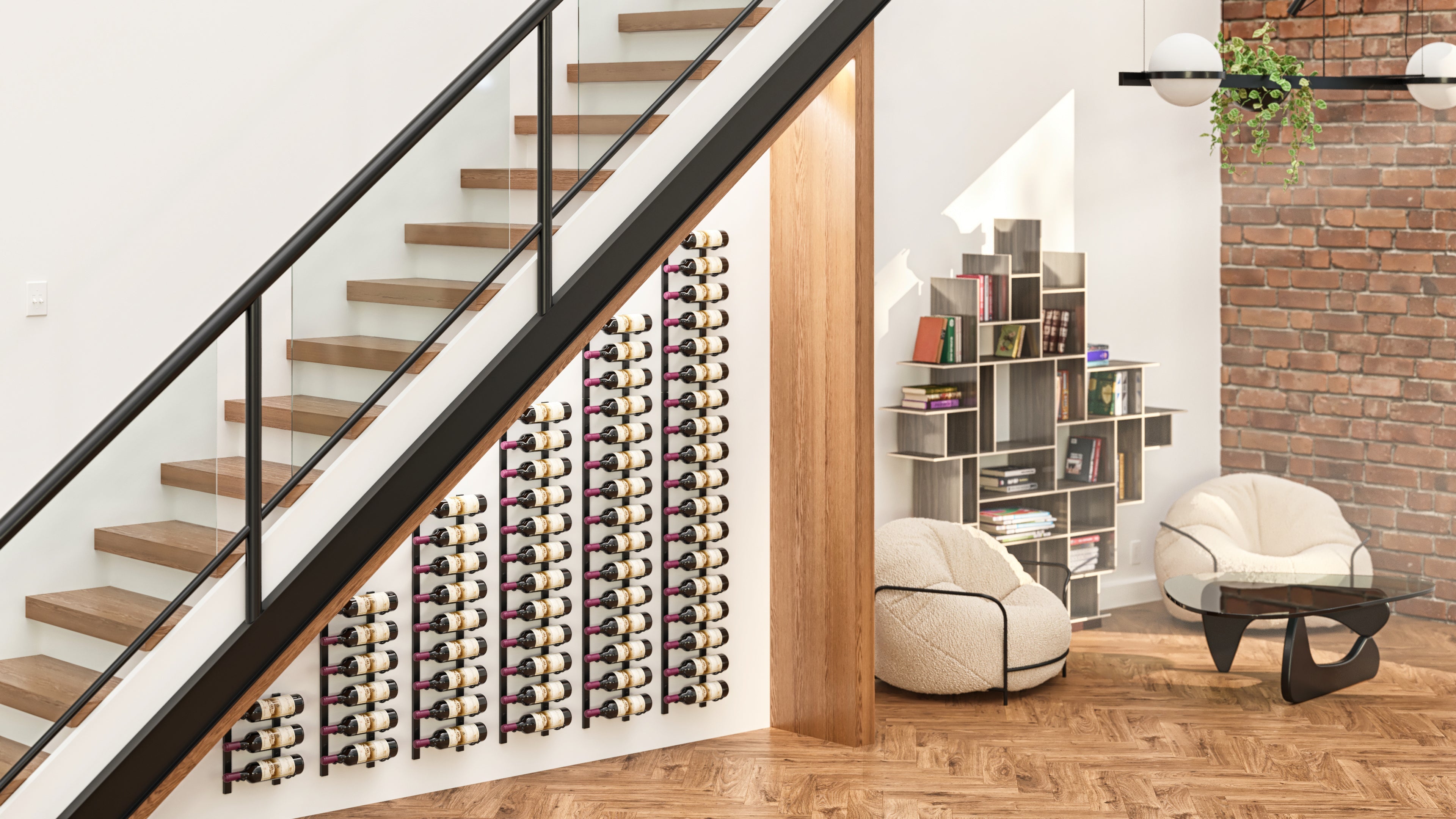Under the Stairs Wine Racks