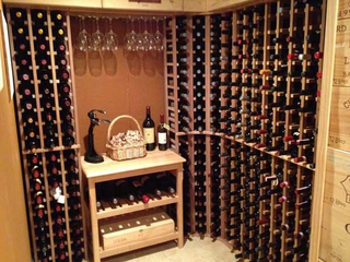 Wine Wednesday: From Plain Room to Elegant Wine Cellar