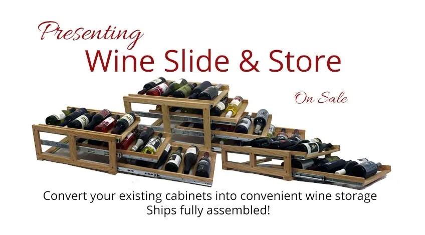 Sliding Wine Rack Cabinet Drawers – Wine Racks