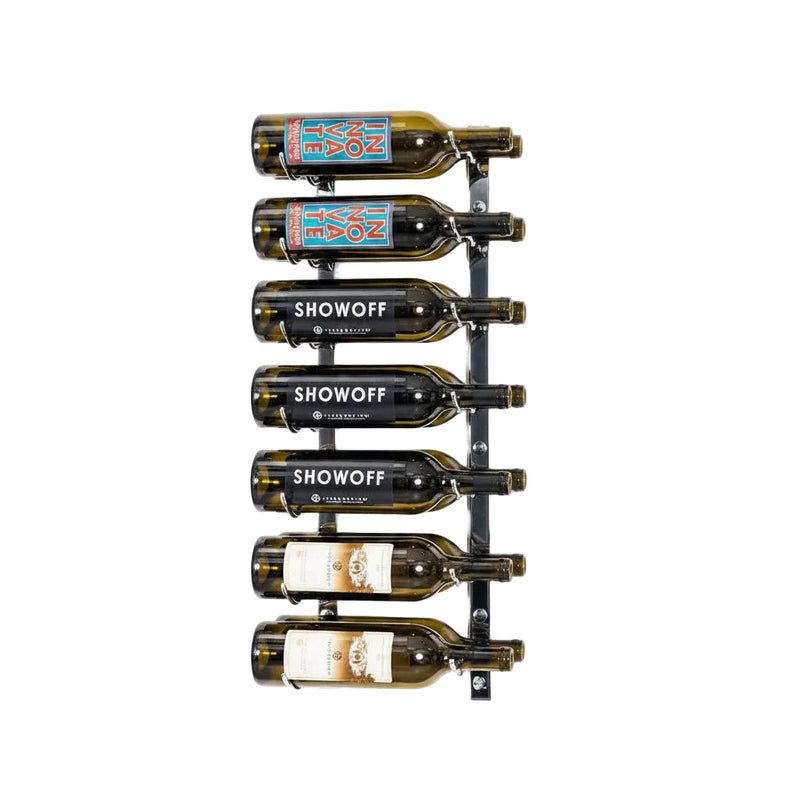 W Series 2 Foot Tall Rack in Chrome Luxe Storing 12 Bottles