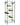 Black metal wine rack with bottles on a white background