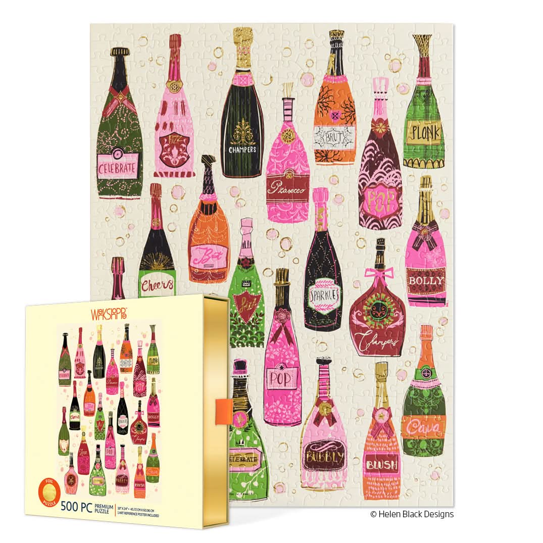 Bubble Pop Fizz 500 Piece Jigsaw Puzzle & Box