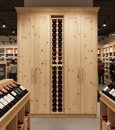 Wine Racking Kit Double 2 Column Standard Bottle Storage Rack