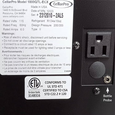 Self Contained 1/8 Ton 1800QTL #1151