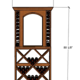3 Foot RediCellar Wine Cellar Storage Solution- Measurements