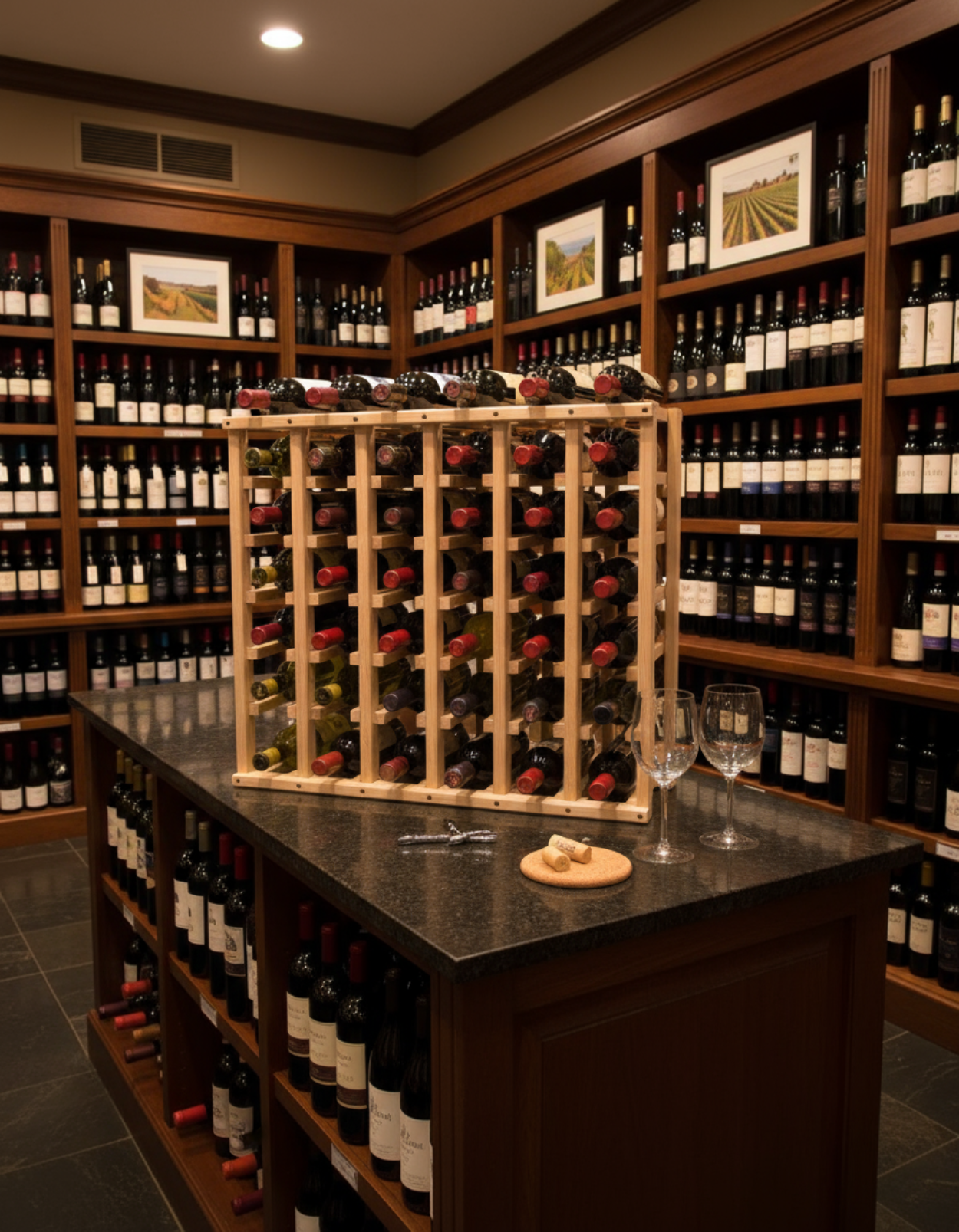 42 Bottle Wooden Wine Rack | WineRacks.com – Wine Racks 42 Bottle Wooden Wine Rack | WineRacks.com – Wine Racks