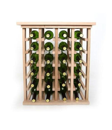 24 Bottle Wooden Wine Rack with Tabletop – Wine Racks