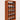 Wooden wine rack with bottles on a white background
