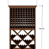 4 Foot RediCellar Wine Cellar Storage Solution- 220 Bottle Capacity Measurements