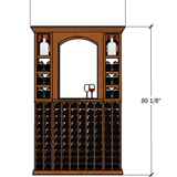 4 Foot RediCellar Wine Cellar Storage Solution- Measurements