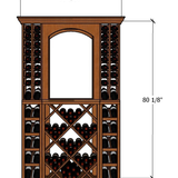 4 Foot RediCellar Wine Cellar Storage Solution- Measurements