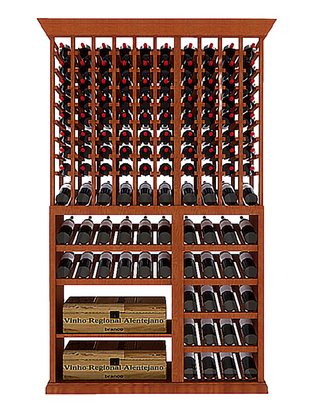 4 Foot RediCellar Wine Cellar Storage Solution- 140 Bottle Capacity