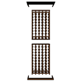 5 Column 6.5 Foot Tall Wooden Wine Rack Kit