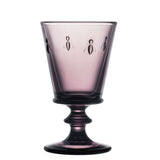 Aubergine Bee Wine Glass