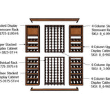 6 Foot RediCellar Wine Cellar Storage Solution- 208 Bottle Capacity Components