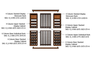 6 Foot RediCellar Wine Cellar Storage Solution- 208 Bottle Capacity Components