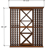 6 Foot RediCellar Wine Cellar Storage Solution- 284 Bottle Capacity Measurements