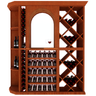 6 Foot Wine Wooden RediCellar- 210 Bottle Capacity