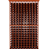 10 Column 6.5ft Tall Wooden Wine Rack Kit Storing 200 Bottles