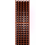 5 Column 6.5 Foot Tall Wooden Wine Rack Kit Storing 100 Bottles