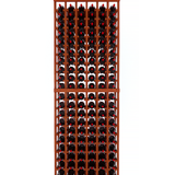 6 Column 6.5ft Tall Wooden Wine Rack Kit Storing 120 Bottles