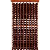 9 Column 6.5 Foot Tall Wooden Wine Rack Kit Storing 180 Bottles