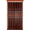 9 Column 6.5 Foot Tall Wooden Wine Rack Kit Storing 180 Bottles