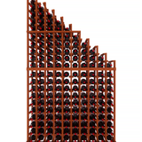 Waterfall 6.5 Foot Tall Wooden Wine Rack Kit Storing 155 Bottles