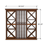 7 Foot RediCellar Wine Cellar Storage Solution- 338 Bottle Capacity Measurements