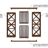 7 Foot RediCellar Wine Cellar Storage Solution- 338 Bottle Capacity Components