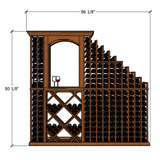 7 Foot RediCellar Wine Cellar Storage Solution- 280 Bottle Capacity Measurements