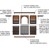 8 Foot RediCellar Wine Cellar Storage Solution- 226 Bottle Capacity Components