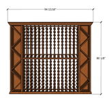 8 Foot RediCellar Wine Cellar Storage Solution- 420 Bottle Capacity Measurements