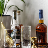 Lifestyle Image of Artisan Hand-Blown Highball Cocktail Glass